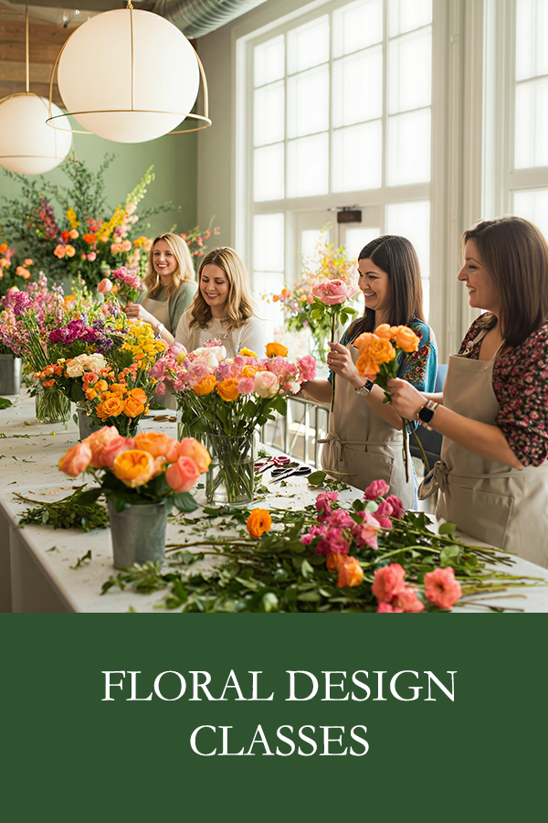Design Classes, Corporate & Social Events, Sip & Serve Shopping Events, Hot Yoga